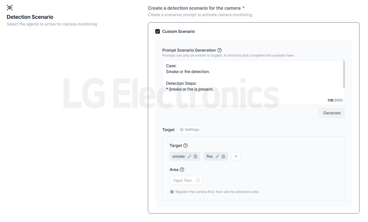 Camera List 페이지