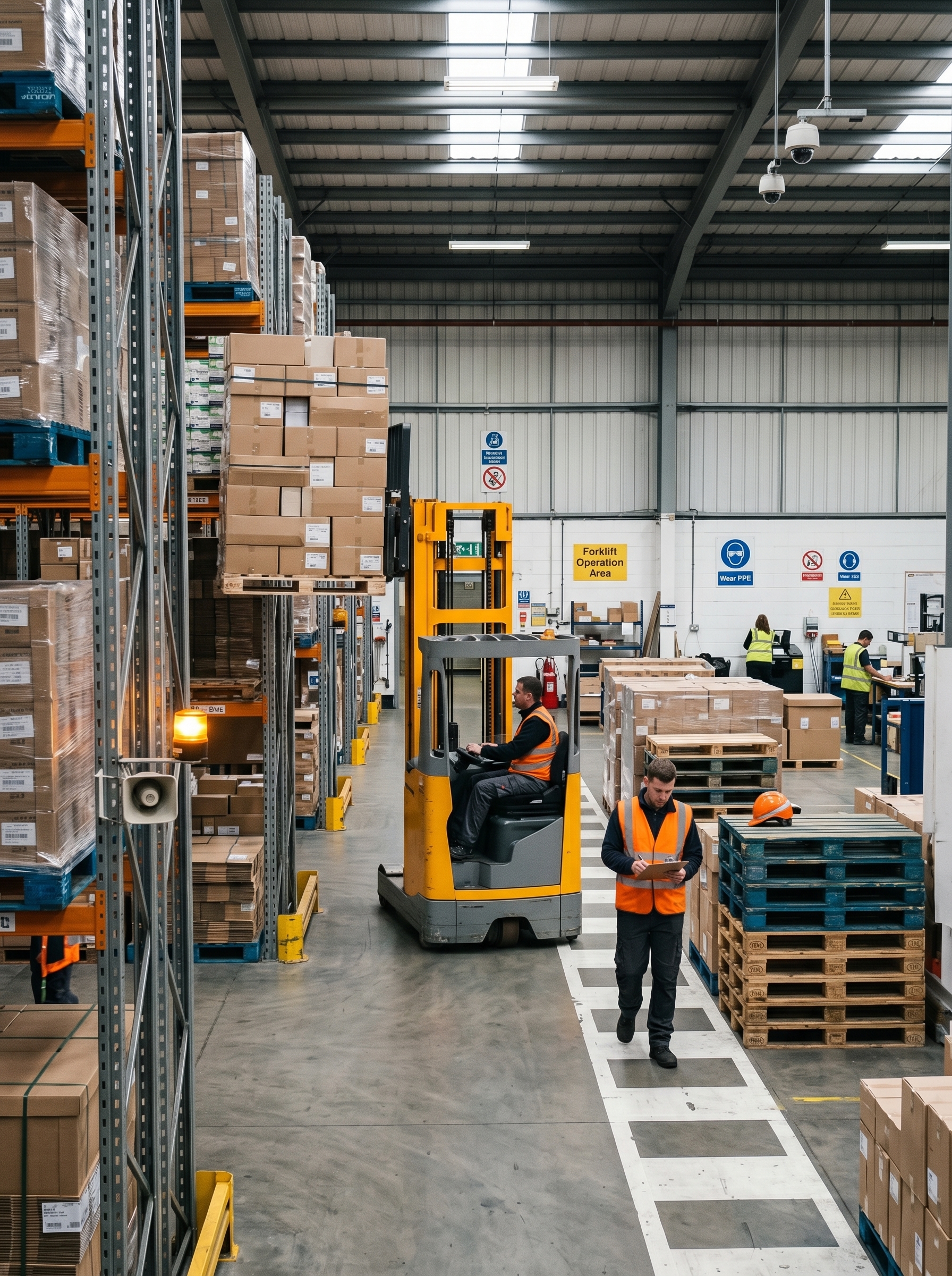 지게차 위험 관리